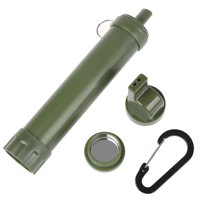 1Pcs Portable Water Purifiers Outdoor Survival Filter Camping Hiking Emergency Elements